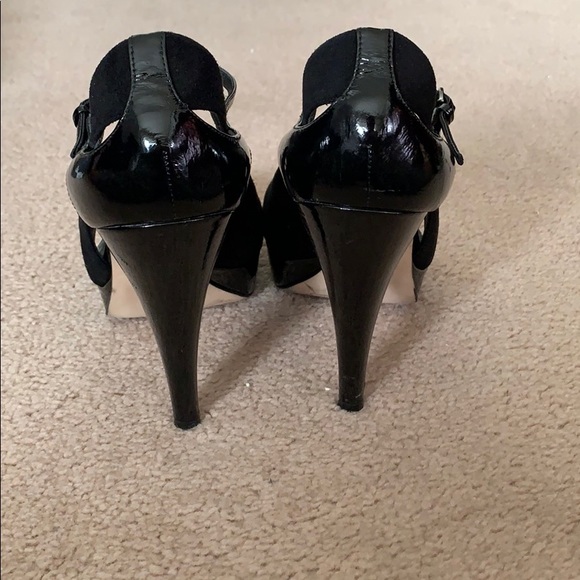 Via Spiga Amelie suede and patent heel - Picture 4 of 7